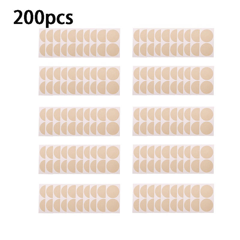 200Pcs/Pack Men's Disposable Sports Nipple Patch Invisible Shirts Tights Suit Anti-bulge Nipple Sticker Soft Breathable