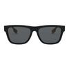 Burberry Exceptional Style Collection Fashion New Square Plate Sunglasses Men's Black