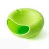Multi Use Double Layer Snack Bowl Lazy Snack Plate Kitchen Fruit Plate Sunflower Seeds Storage Box Dishes Living Room Acc