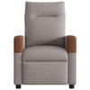 VidaXL Reclining Massage Armchair Taupe Fabric 4104822