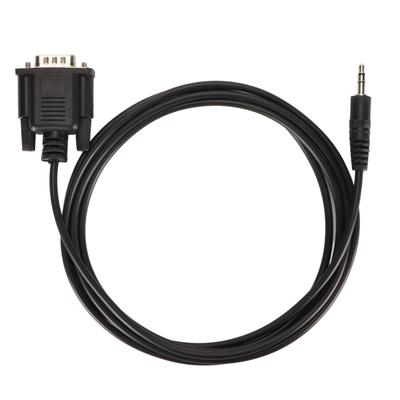 DB9 Male To DC3.5mm Male Cable Plug and Play Wear Resistant PVC Portable RS232 Serial Cable
