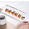 Transparent Glass Plate Japanese Izakaya Sashimi Sushi Afternoon Tea Dessert Cake Kitchen Rectangular Tableware