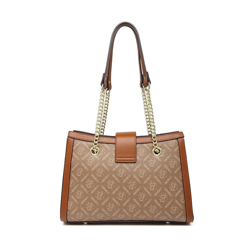 New Women's Bag Niche Armpit Bag Fashion Printed Chain Handbag High-end Versatile Shoulder Bag