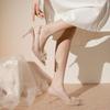 Bow high heels women's niche design sense crystal shoes bride wedding dress wedding shoes thin heel temperament bag head sandals women