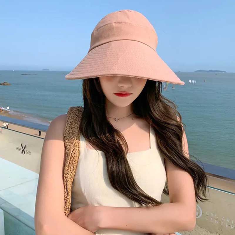 Cappello Panama a Tesa Larga per Donne, Cappello Estivo da Spiaggia con Fiocco, Cappello di Paglia Pieghevole a Tesa Larga per Donne