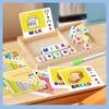 Kids' English Flashcards & Math Blocks: Spelling, Addition, Subtraction, Multiplication, Division - Fun Educational Toys for Parent-Child Interaction
