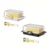 Butter Box Set Refrigerator Sliced Cheese Organizer or Butter Container,Easy To Clean for Home Kitchen Baking Breakfast Making