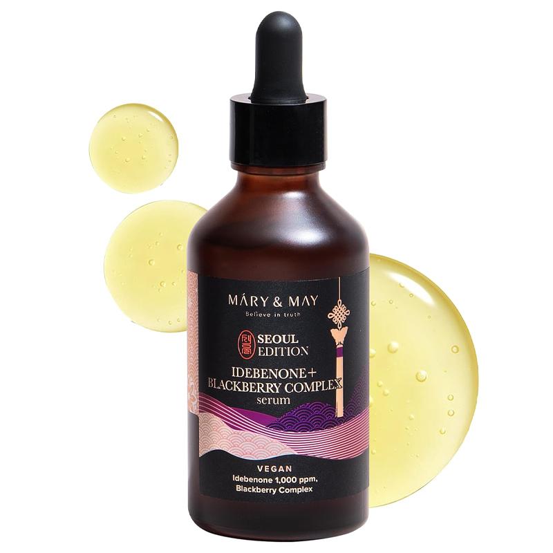 [Mary&May] Сыворотка с идебеноном и комплексом ежевики 80 мл