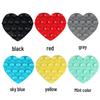 Heart & Fruit Shaped Silicone Suction Cup Phone Holder - Reusable, Double-Sided, Round/Square Fixator.