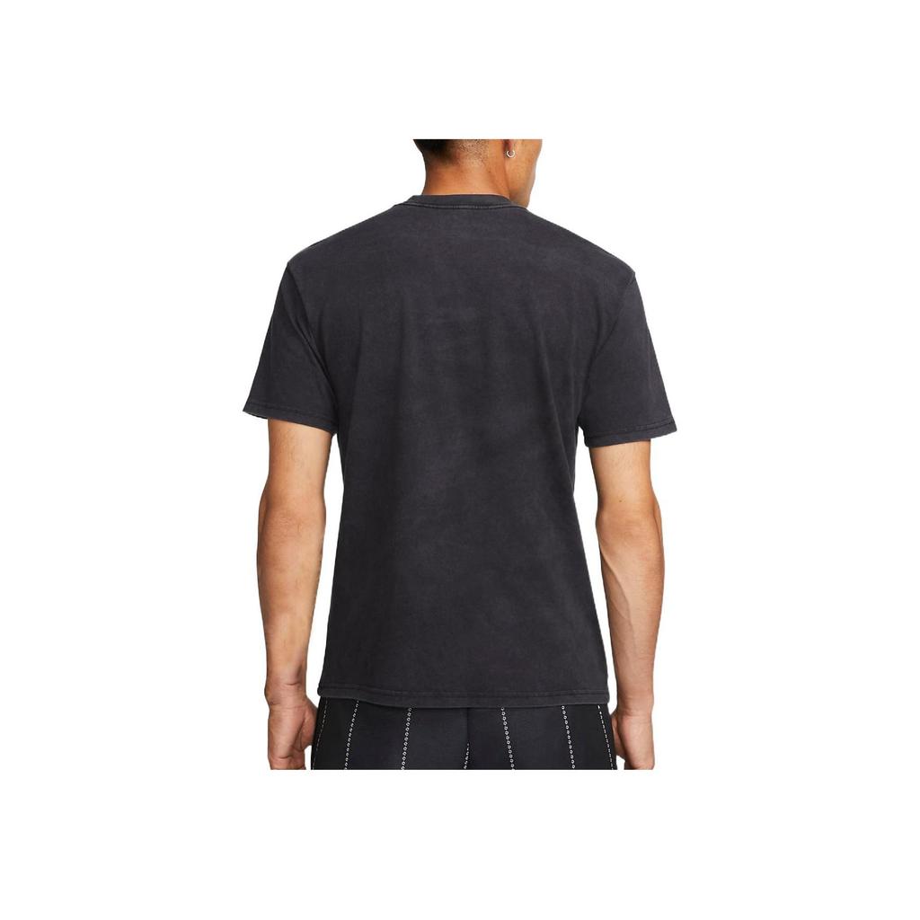 Nike Letter Pattern Printed Pullover Short Sleeve T-Shirt Men Tops Black DV9710-010