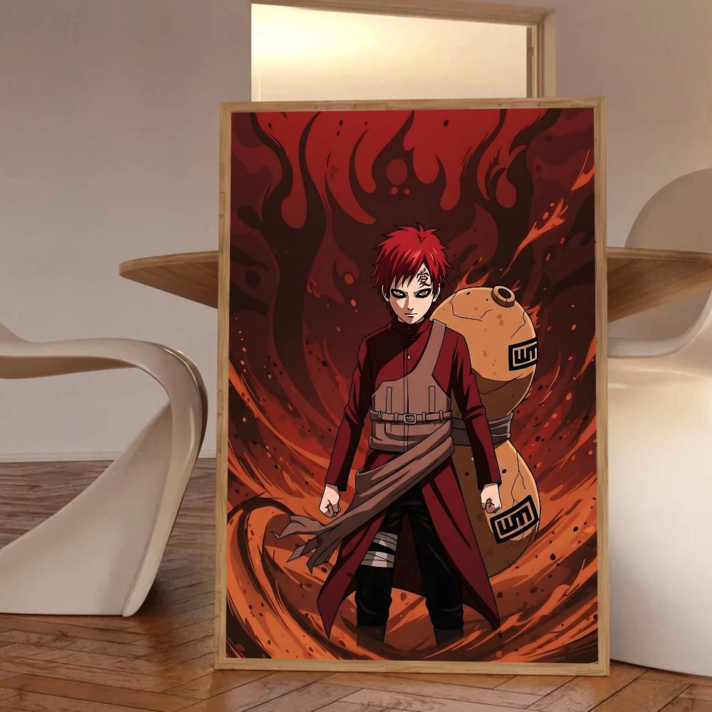 Cool Anime Character G-Gaara Posters HD Print Vintage Wall Art Decor for Home Study Room