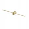 LED Bathroom Wall Lamp Light Prestige Modern Slim Gold 8 W 60 Cm IP44