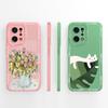 For Oppo Find X5 Pro Lite Case Artistic Style Funda For Oppo Find X 5 X5Pro X5Lite Liquid Silicone Soft Phone Back Cover Coque