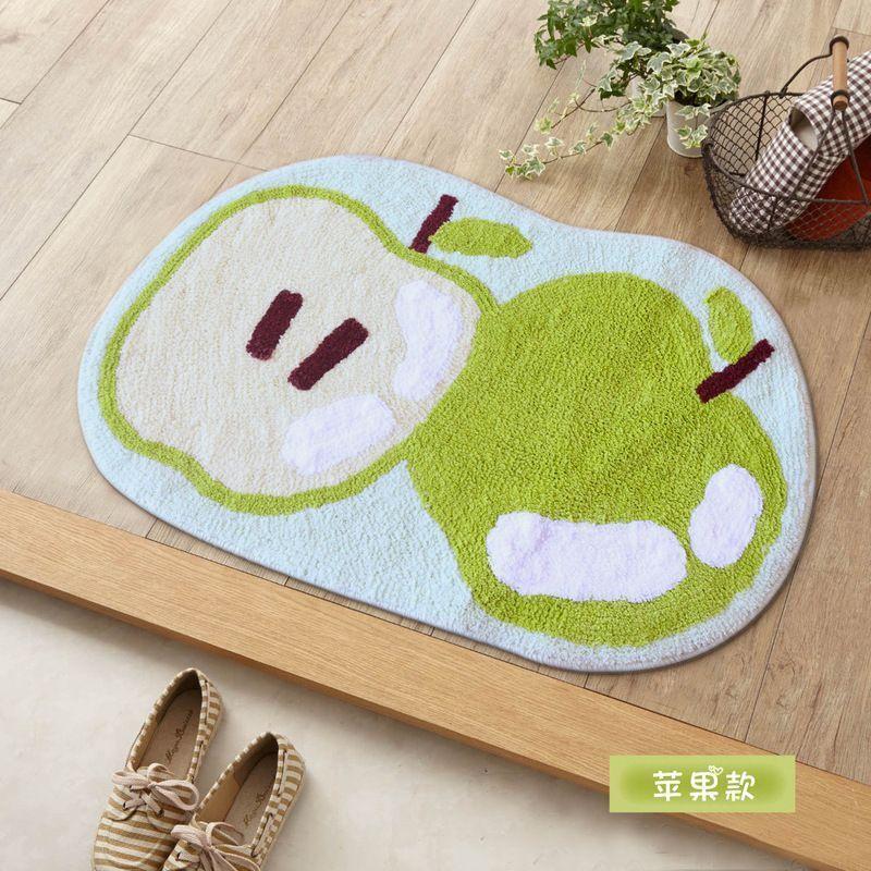 Niedliche Badezimmer Saugfähige Bodenmatte Toilette Haushalt Eingang Fruchtmuster Fußmatte Toiletteneingang Bodenmatte
