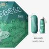 Cartoon Mini Sun & Rain Five-Fold Umbrella for Women - Portable, Sunscreen, and Dual-Use