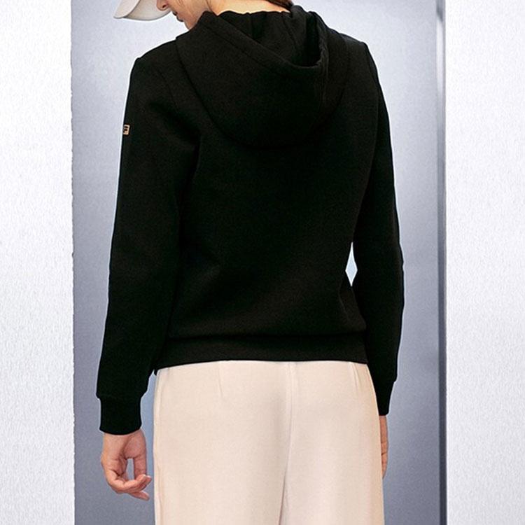 New FILA Sweatshirts Women's Black F11W048212FBK