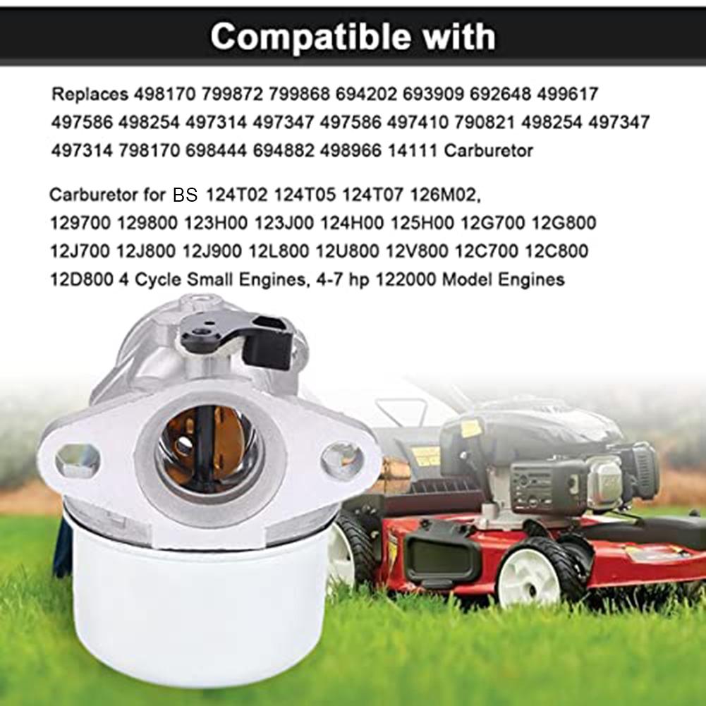 As Shown Lawn Mower Carburetor Carburetor Assembly For Professionals Compatible With CFM 6.5hp For BS 122000 Engine