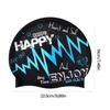 Silicone Swim Caps for Women Men, Watertight Soft Bathing Caps Swimming Hat, Easy to Put On and Off for Long Short Hair