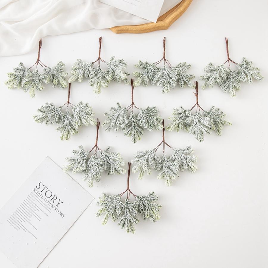 1/5Pcs Artificial Plants Golden Fake Branch with frost Christmas Tree Materials Home Wedding Decor Photography Background Wall