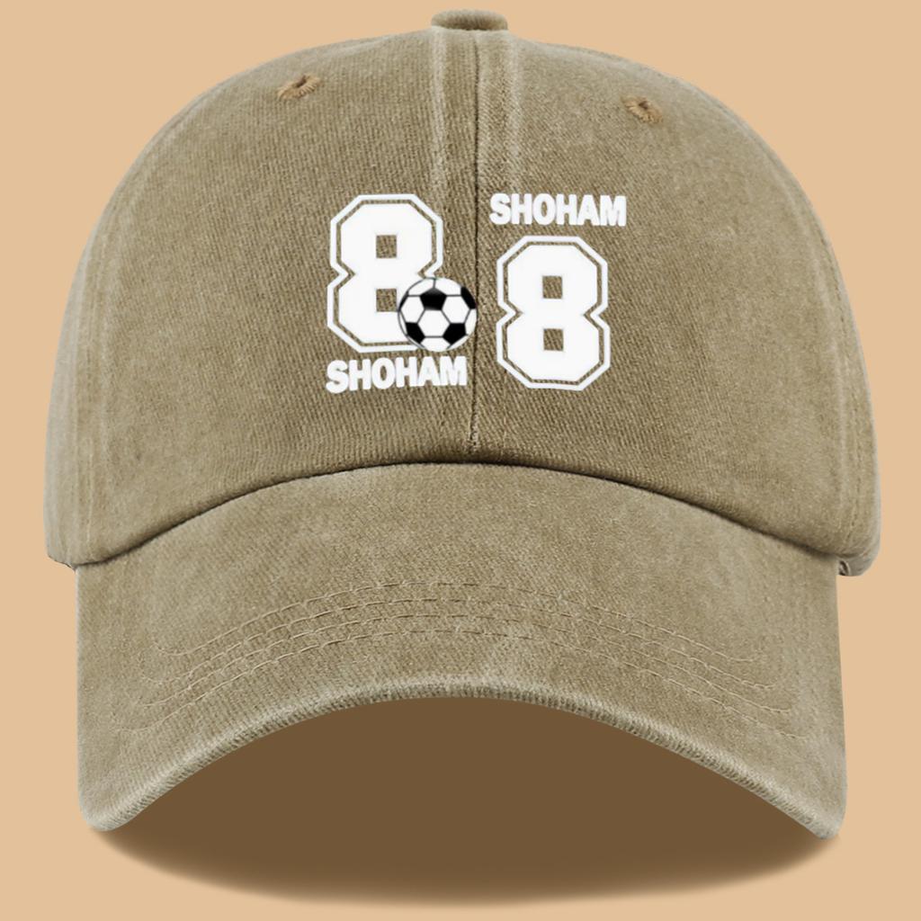 Printed Baseball Cap Trendy Personalized Fashion Cap SHOHAM Letter Decoration Unisex Adjustable Cap