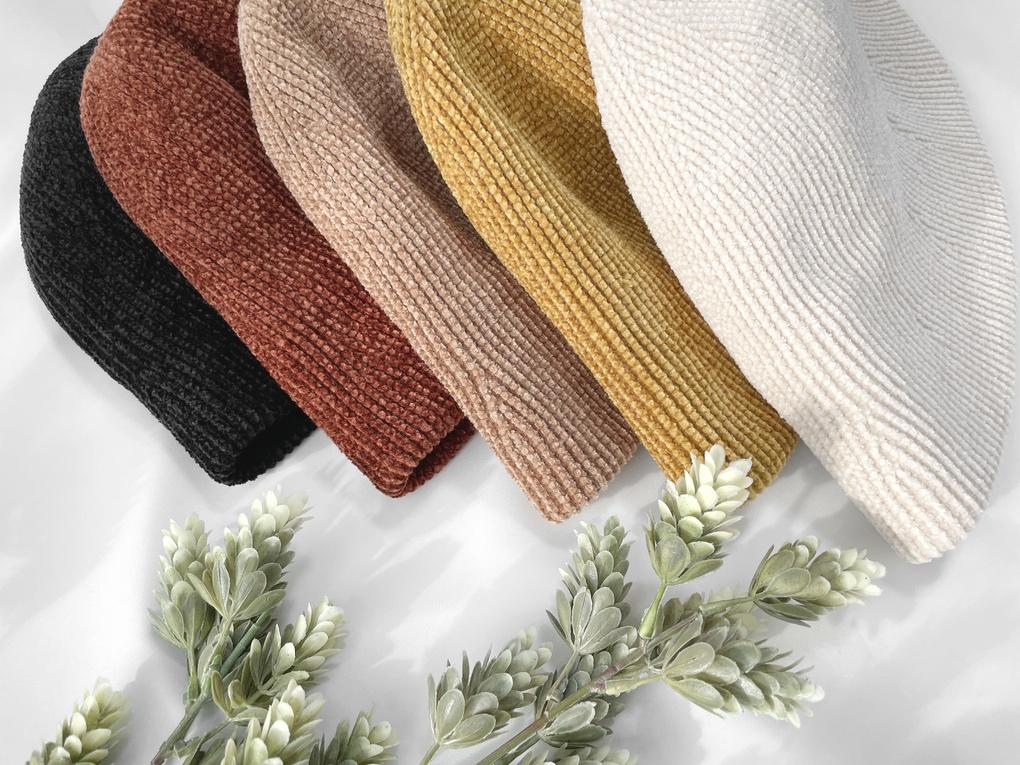 Women's Unisex Velvet Knit Bucket Hat