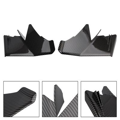 Air Deflector Spoiler Winglets Fairing Fit for Aprilia RS457 2024 Simulated Carbon