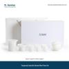 Nanshan Yaoguang 9-Piece High-End Ice Jade Dehua Porcelain Kung Fu Tea Set