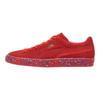 Suede Triplex Mono Red Paint Splatter