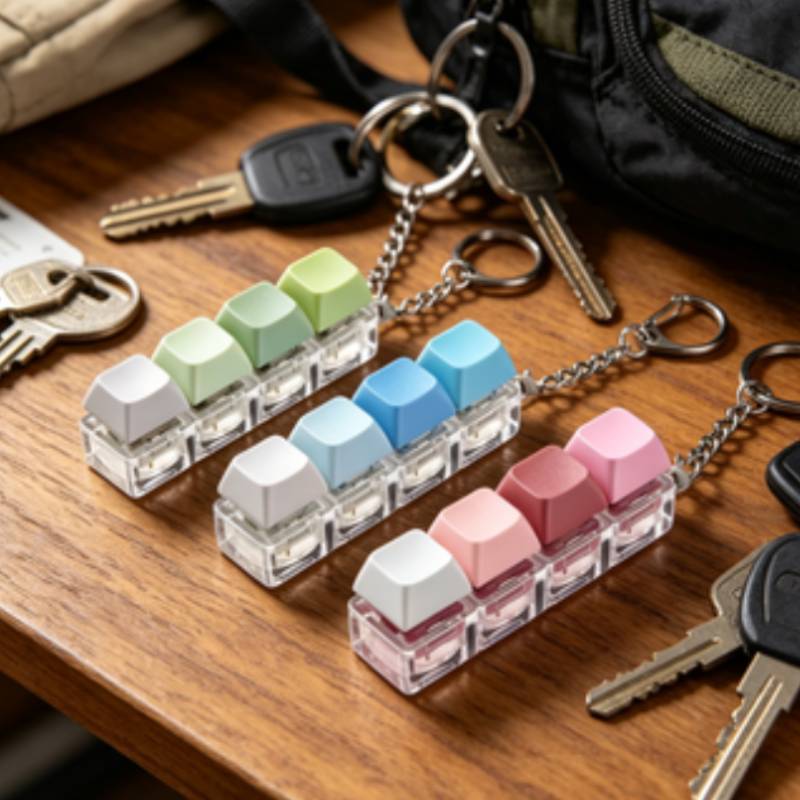 Plastic Toy Set With Keychain For Stress Relief And Hand Coordination