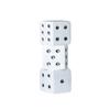 Resin Vase Ornament, Dice Design Decorative Plant Pot for Real or Artificial Flowers Bedroom Living Room Decoration Flower Arrangement
