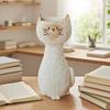 Decorative Flower Vase Decorative Cat Design Container Dry Flower Arrangement Pot For Home Apartment Farmhouse Living Room