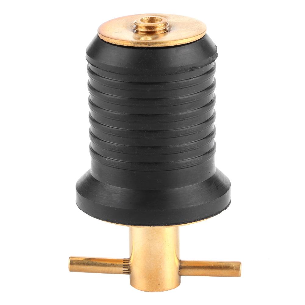Dop de scurgere din cauciuc de 1 inch cu mâner T, cu răsucire, Accesorii marine pentru coca, bazin de apă vie, bilă de barcă, oglindă, perete de mare, bazin de momeală