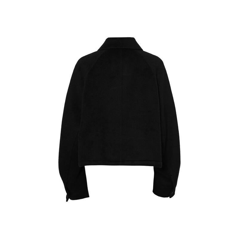 Eifini Women's Fashion Short Wool Blend Overcoat