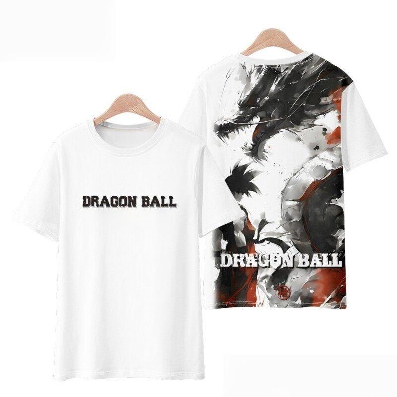 2026 Dragon Ball T-shirt Children's 3D T-shirt Fashion Children's Boy Short Sleeve Round Neck Casual Anime Super Saiya Wukong