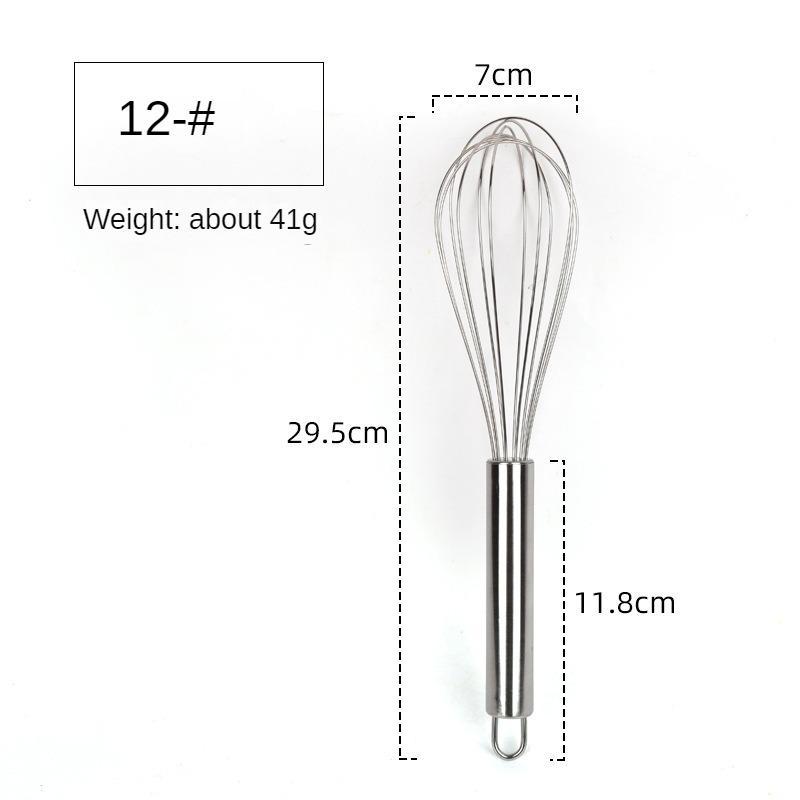 6/8/10/12inch Stainless Steel Egg Stirring Balloon Whisk Manual Egg Beater Mixer Kitchen Baking Utensil Cream Butter Whisk