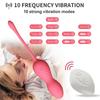 Remote Control Vibrating Silicone Kegel Ball Toy for Pelvic Tightening