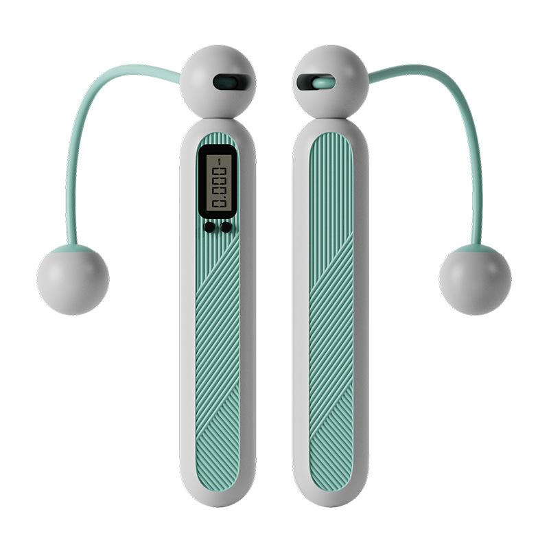 New Jump Rope Ropeless Ball Electronic Counting Jumping Rope Exercise Skipping Rope for Home Gym Workout Fitness Equipment