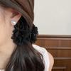 Fabric Rose Hair Claw Women Elegant Ponytail Clip Sweet Flowers Hair Clips Crab Claw Headdress Hair Accessories