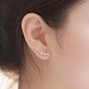 Korean Style Women's Long Zircon Star Stud Earrings