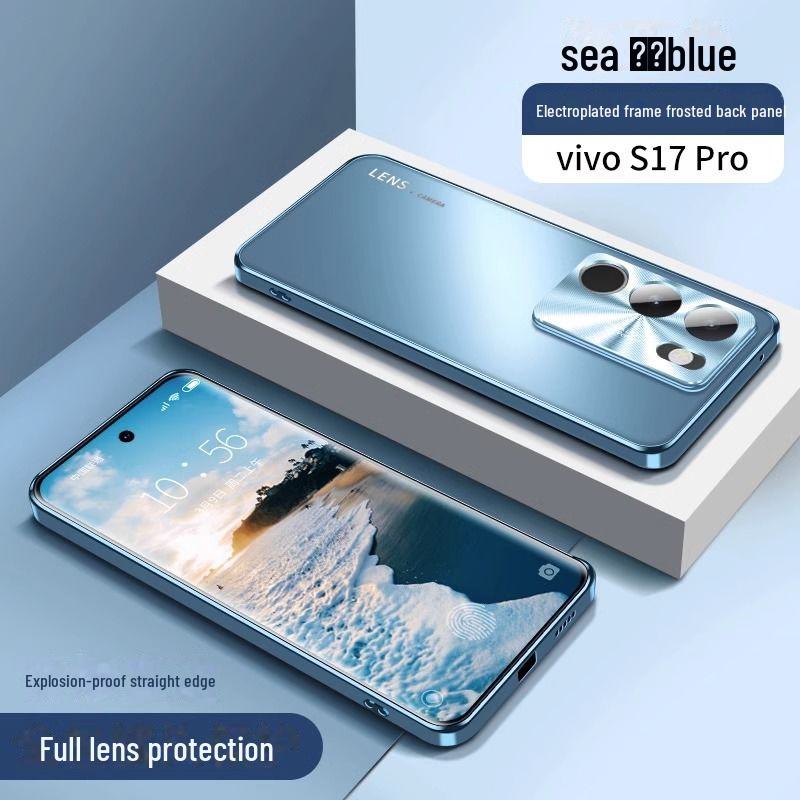 

Vivos17Pro Electroplated All-Inclusive Ultra-Thin Frosted Business S19 Protective Cover, Anti-Fall. S17 Pro