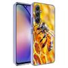 Bees and Honey in the Honeycomb Phone Case For Samsung A54 A34 A24 A14 A53 A33 A23 A13 A52S A32 A22 A12 A17 Galaxy A03S A04S A02