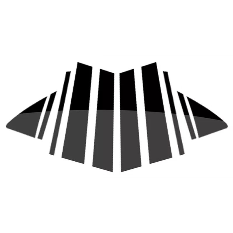 10Pcs Car Door Window Column BC Pillar Post Cover Trim PC Material Sticker Fit For Honda Camry 2025