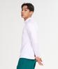 Leijibi Multi-Cooling Essential Loose Fit Zip-Up Rash Guard M White