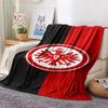 Eintracht Frankfurt Print FlAannel Blanket, High quality Comfortable for All Seasons, Home Decor, Warmth and Comfort