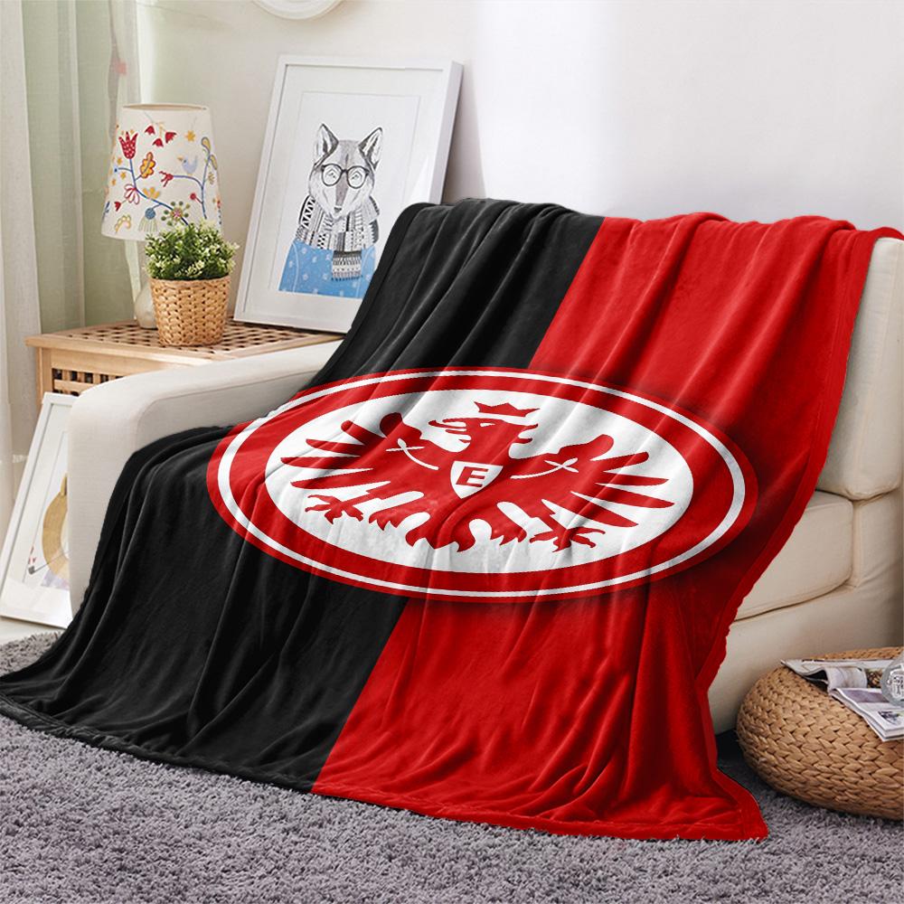 Eintracht Frankfurt Print FlAannel Blanket, High quality Comfortable for All Seasons, Home Decor, Warmth and Comfort