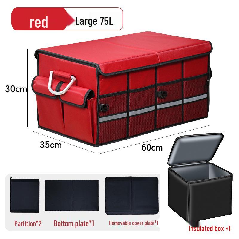 Foldable Car Trunk Organizer Box for Outdoor Use