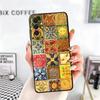 Italian Sicilian Style Floral Pattern Soft Phone Case for Samsung A17 A37 A57 A16 A26 A36 A56 A15 A25 A35 A55 A14 A24 A34 A54 A1