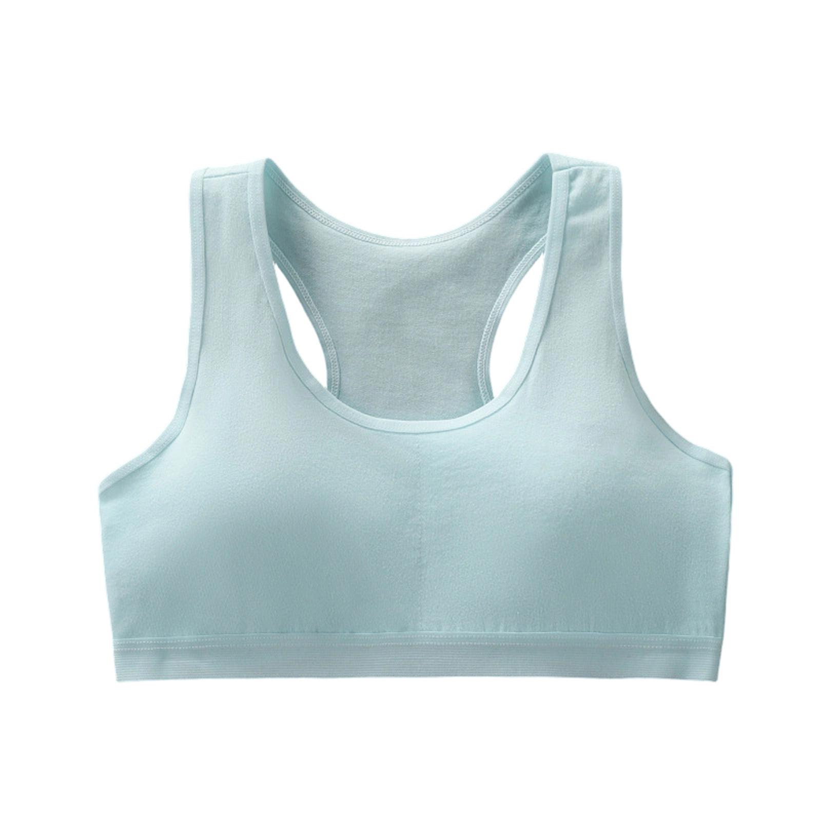 Women Sports Bra Racerback Seamless Wireless Yoga Bra Soft Stretchy Fabric Lightweight Athletic Top One Size синий