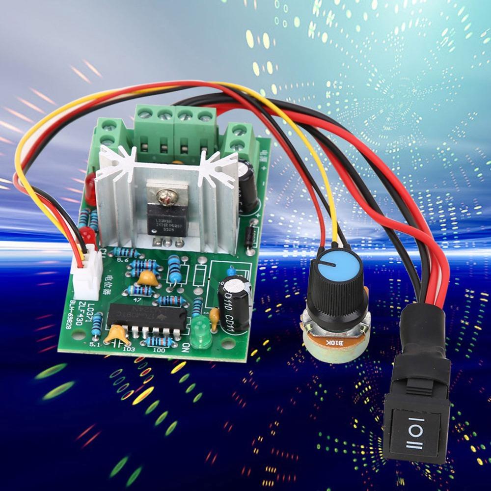 5V-30V DC Input PWM Motor Controller Reversing Switch Variable Speed Controller For RV