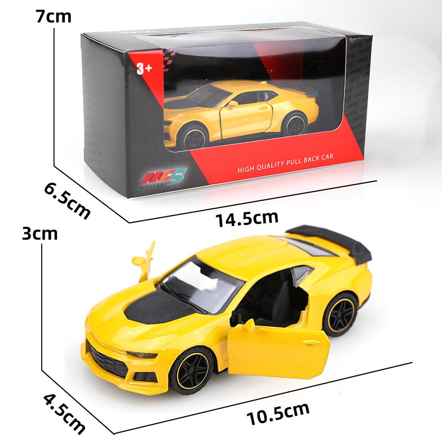 Norson 1:43 Alloy Metal Pull-Back Sports Car Model Toy for Boys